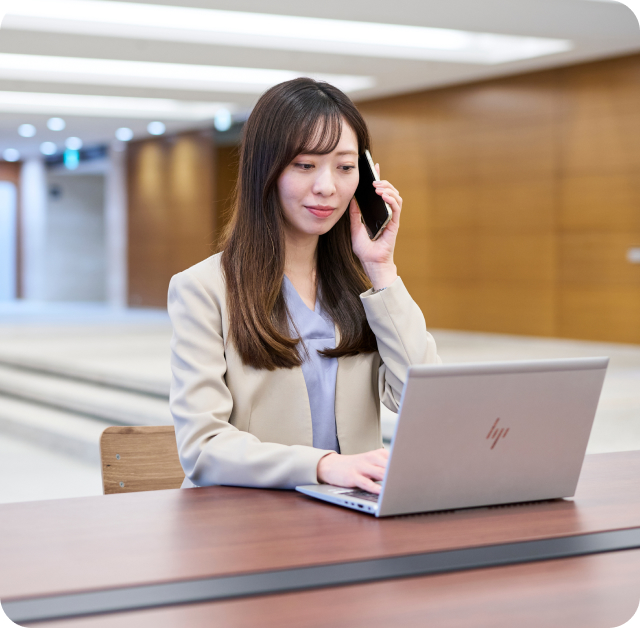 先輩やお客様とのつながりが私の自信を育ててくれました